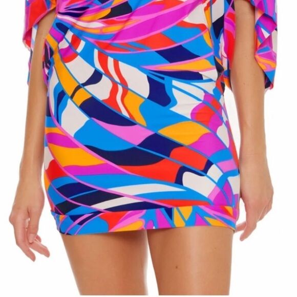 Trina Turk Rio Tunic Swim Cover Up Sz S - Picture 8 of 10